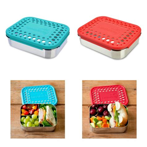 lunchbots large stainless steel lunch box|lunch bots large trio.